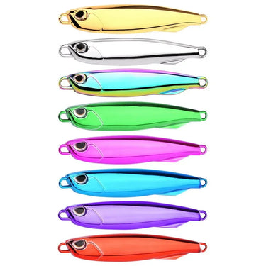 Metal Jig Bait 7g-80g Mackerel Artificial Fishing Lure Sinking Far Casting Jigging Bait Spoon Spinnerbait