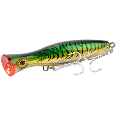 Realistic Top Water Popper Fishing Lure for Bass Carp and More Durable Hard Bait 41g/83g Perfect Addition To Your Tackle Box