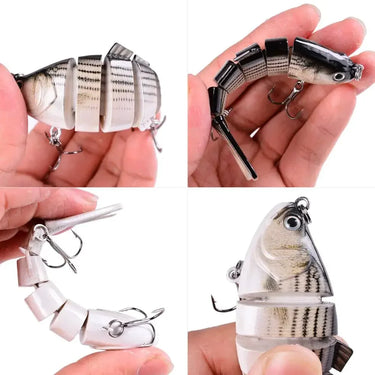 10cm 19g Pike Wobblers for Fishing Artificial Bait Hard Multi Jointed Swimbait Crankbait Lifelike Fishing Lure Tackle