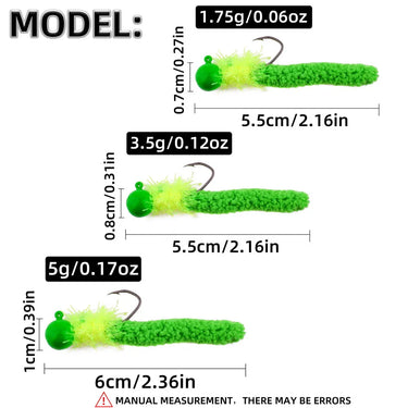 5Pcs Bucktail Teasers Fishing Hooks High Carbon Steel Steelhead Minnow Fly Fishing Flies Lure for Salmon Trout Bass