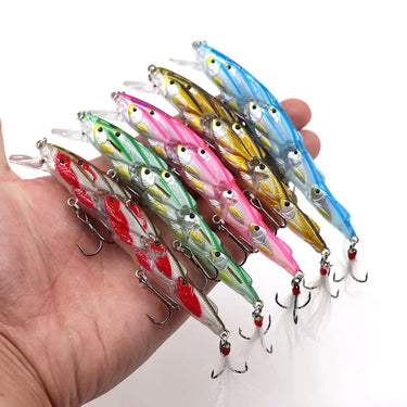 New Fishing Lure Wobbler 14g 12cm Perch Trout Making Feather Topwater Accessories Artificial Hard Bait Bass Minnow Crankbait