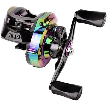 Baitcasting Fishing Reel Max Drag 10kg 10.1:1 Gear Ratio Wheel for Bass Freshwater Bait Casting Pesca Fishing Reels