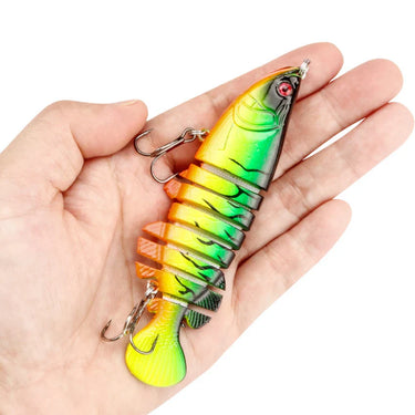 11cm 19g Fishing Lure Multi Jointed Hard Bait Lifelike Joint Bait 8 Segments Hard Bait Fishing Lure Swimbait Lure