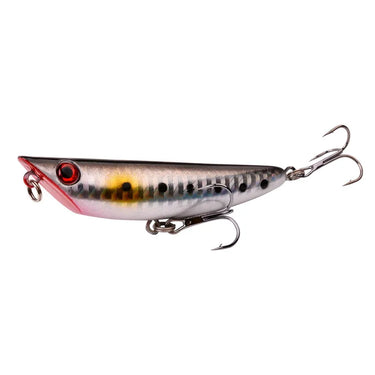 9g 8.5cm Popper Fishing Lures Artificial Bait Wobblers Fishing Tackle Lure Set Carp Fishing Accessories Tools