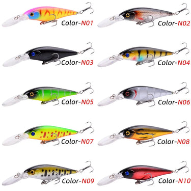 Minnow Fishing Lure 11cm 10g Floating Hard Wobbler Bait Crankbait Carp Striped Bass Pesca Fishing Tackle SwimBait