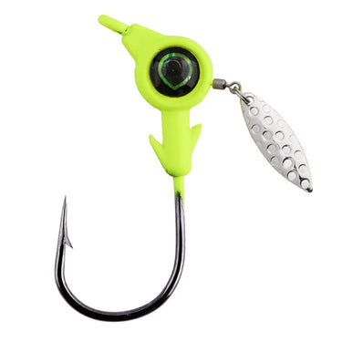 5pcs/bag 3.5g/5g/7g/10g Jig Heads Freshwater Fishing Lures Jig Head with Eye Ball Painted Hooks Fishing Jigs for Bass