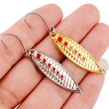 Metal Spinner Spoon 3g-20g Trout Fishing Lure Hard Bait Sequins Noise Paillette Artificial Bait Small Hard Sequins Spinner