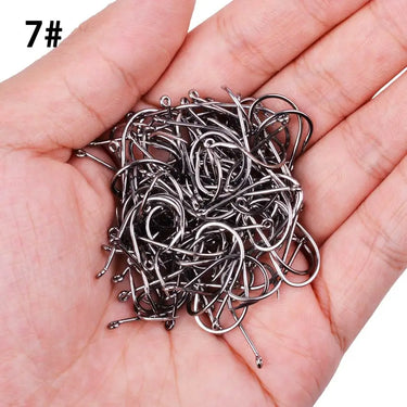 20/50pcs Fishing Hooks Set Barbed Single Circle Carp Hook High Carbon Steel Sea Fishinhook Fly Fishing Accessories Tackle