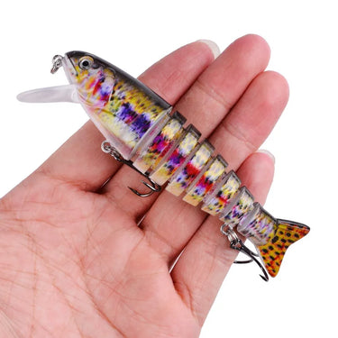 Jointed Multi Sections Fishing Lure 11cm 17g Wobbler Crankbait Artificial Hard Bait Swimbait Trolling Carp Fishing Tackle