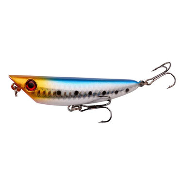 9g 8.5cm Popper Fishing Lures Artificial Bait Wobblers Fishing Tackle Lure Set Carp Fishing Accessories Tools