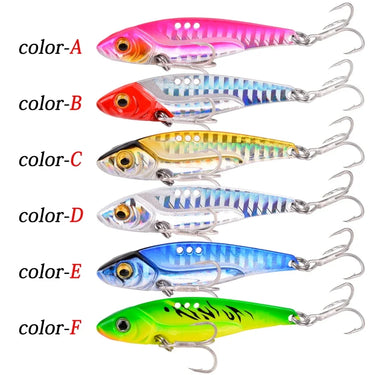 Metal Vib Blade Lure 7/10/12/14/15/18/25G Sinking Vibration Baits Vibe Swimbait For Bass Pike Fishing Blue Silver Pesca Lures