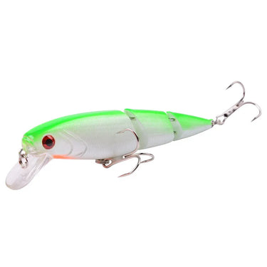 Multi Section Sea Bass Hard Fishing Lure 3D Fish Eyes Crankbaits Minnow Fake Artificial Bait Suit For Fishing Carp Tackle