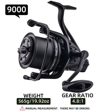 High Speed Gear Ratio Spinning Fishing Reels 20kg Max Drag 8000-14000 Series Freshwater Saltwater Reel Bass Pike Fishing