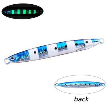 Metal Casting Jig 7G 10G 21G 30G 40G Shore Drag Cast Jigging Spoon Fishing Lure Artificial Bait Tackle Lures Fishing