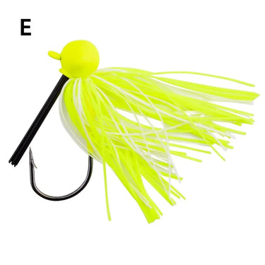 7g 10g 14g 21g spinnerbait buzzbait Anti-barb fishing lures Black Large Mouth Bass Fish Beard Pike Rubber Jig Fishing tackle