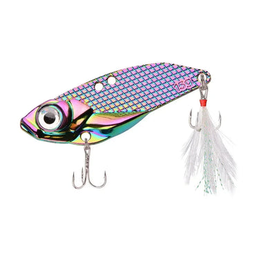 Metal VIB 5/7/10/15/20g Fishing Lure Vibration Spoon Hard Baits Crankbait Wobbler Swimbait Cicada VIB Tackle 3 Colors
