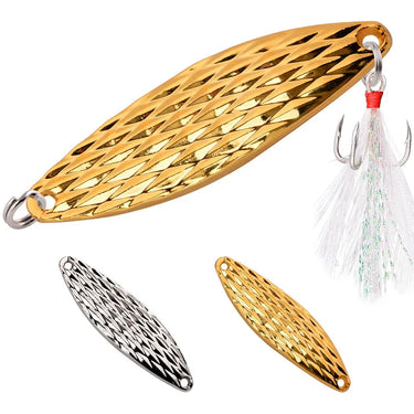 Hard Glitter Metal Bait, Double Sided Diamond Spinner Bait, Artificial Bass, Hard Glitter, Steel Hook Bait, Lure Bait