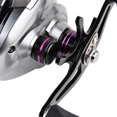 New USB + Solar Charging Electronic Fishing Reel Line Counter Digital Display Baitcasting Wheel 8.0:1 High Speed Ratio Profile