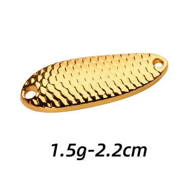 Metal Spinner Lure Spoon 1.5g -20g Trout Bait Stream Lures Copper Metal Fishing Lures For Trout Pike Perch Salmon