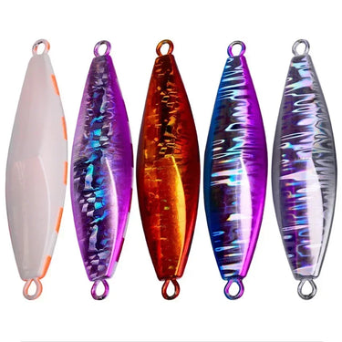Metal Jig Spoon Lure 30G 40G 60G 80G 100G 120G Artificial Bait Shore Slow Jigging Super Hard Bass Fishing Tackle