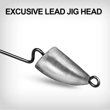 5pcs Triangle Head Hooks 1.75g-14g Ship Type Fishing Hook Soft Worm Jig Lure Hook Jig Head Fishing Tackle Hooks