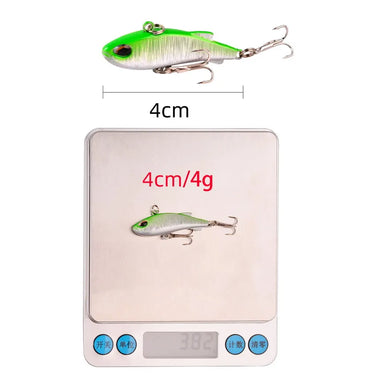 4cm/4g Winter Crankbait Wobbler Sinking Fishing Crankbaits Vib Lure Ice Hard Lure Mini Wobblers Crankbait Sea Fishing Lure