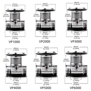 Spinning Fishing Reel 5.2:1 Gear Ratio High Speed Spinning Reel for Carp Pike Bass Fishing Coil