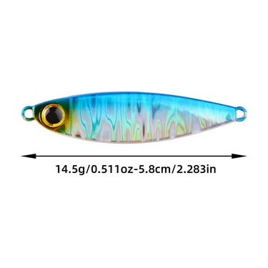 Micro Metal Jig 15g Shore Casting Jigging Lure Shore Casting Spoon Saltwater Fishing Lure Bit Artificial Bait Swimbait