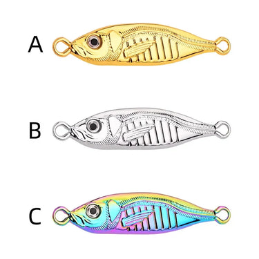7g 10g 15g 20g 30g 60g 80g Sea Fishing Slow Pitch Jig Metal Jigging Dart Jig Spoon Artificial Bait Jig Saltwater Fishing Lure