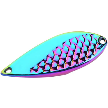 Metal Trout Spoon Fishing Lure 2.5g-20g Pesca Wobbler Spinner Artificial Hard Baits Lures Noise Paillette Bass Tackle