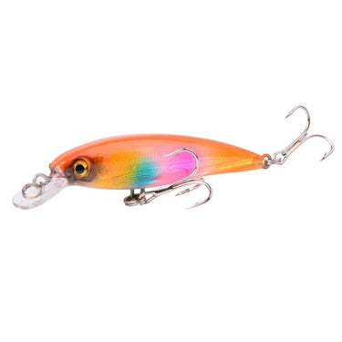 Laser Minnow Fishing Lure 9CM 7.5G Pesca Hooks Fish Wobbler Tackle Crankbait Artificial Hard Bait Swimbait