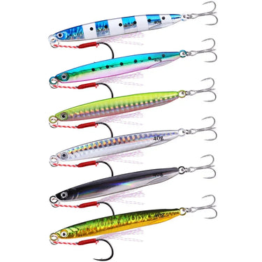 Metal Casting Fishing Lure 7/10/14/17/21/ 30/40G Hard Bait Cast Jigging Spoon Shore Drag Artificial Bait Sea Fishing Jigs