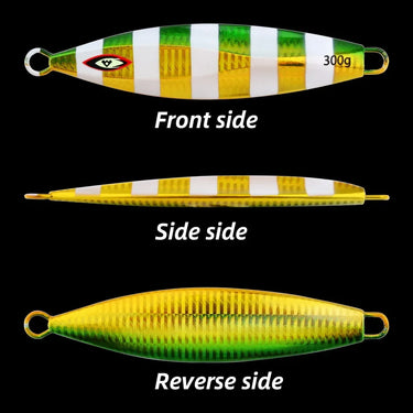 100g 150g 200g 250g 300g Deep-sea Boat Fishing Sardine Slider Jigging Lure Long Cast Metal Jig Fishing Lure Sea Fishing Jigs