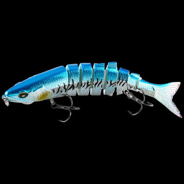 8 Segments  12cm 20g Multi Jointed Swimbait Sinking Wobblers Hard Bait For Pike Fishing Lures Trout Bait Crankbait Bass Tackle