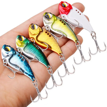 Metal Sinking Lipless Crankbait Blade VIB 3g 7g 10g 15g 20g Cicada Wobblers Baits Tackle For Bass Pike Perch Fishing Lures