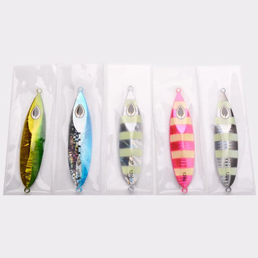 Slow Jig Metal  Fishing Lures 80g100g 120g Luminous Bait Saltwater Lure Articulos De Pesca Isca Artificial Fake Fish
