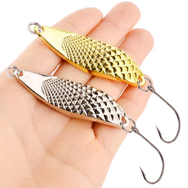 3g 5g 7g 10g 15g 20g  Gold Silver Metal VIB Lures Strong Vivid Vibrations Spoon Lure Fishing Bait Bass Artificial Hard Bait