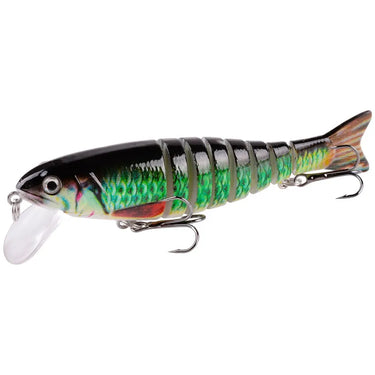Jointed Multi Sections Fishing Lure 11cm 17g Wobbler Crankbait Artificial Hard Bait Swimbait Trolling Carp Fishing Tackle
