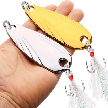 Sinking Metal Sequins Crankbaits Casting Fishing Lures for Bass, Perch, Saltwater & Freshwater  Bionic Blade Baits