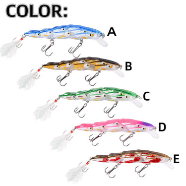 New Fishing Lure Wobbler 14g 12cm Perch Trout Making Feather Topwater Accessories Artificial Hard Bait Bass Minnow Crankbait