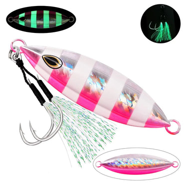 Fast Sinking Metal Spoon Jig Fishing Lure,40/60/80/100/150/200g Fishing Lure for Freshwater and Saltwater,Outdoor Fishing