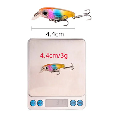 Pencil VIB Lure Hard Sinking Baits 3D Eyes 4.4cm 3g Wobbler Crankbait Vibrating Artificial Bait Noise Fishing Lure  pesca