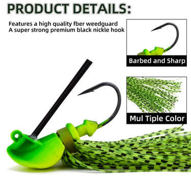 Fishing Lures Spinner Artificial Bait Skirts Weedless Buzzbait Wobblers for Bass Pike Swimbait Walleye