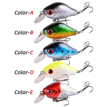 Mini Crank Fishing Lures 58mm 8g Floating Artificial Hard Bait Japan Bass Pike Fishing Tackle Wobblers Pesca Crankbait