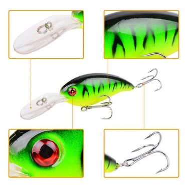 Fishing Lures Sea Trolling Minnow Artificial Hard Bait 10cm 14g Big Wobblers Quick Dive Bait Lure Carp Crankbait Pesca Tackle