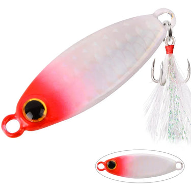 New 3D Printing Cast Jig Lure 10g Slow Metal Jig Trout Tuna Bass Shore Casting Jigging Spoon Sea Fishing Jigging Lure