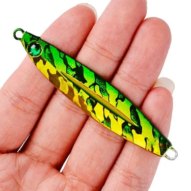Metal Cast Jig Spoon 7g-10g-14g-17g-21g-28g-40g Casting Jigging Fish Sea Bass Fishing Lure Tackle