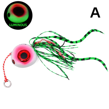 40G-180G Jig Saltwater Fishing Lures Bass Wobblers Carp Crankbait Pesca Artificial Tackle Sea Fishing Lure Jig Bait With Skirts