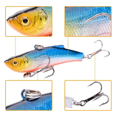 Sinking Fishing Crankbaits Winter Crankbait 7CM 17.8g Wobbler Ice Hard Lure Vibration Wobbler Crankbait Sea Fishing Lure
