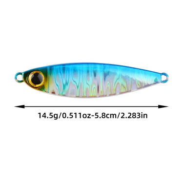 Japen Metal Cast Jig Spoon 15g Shore Casting Jigging Fish Sea Bass Fishing Lure Sinking Artificial Bait Tackle